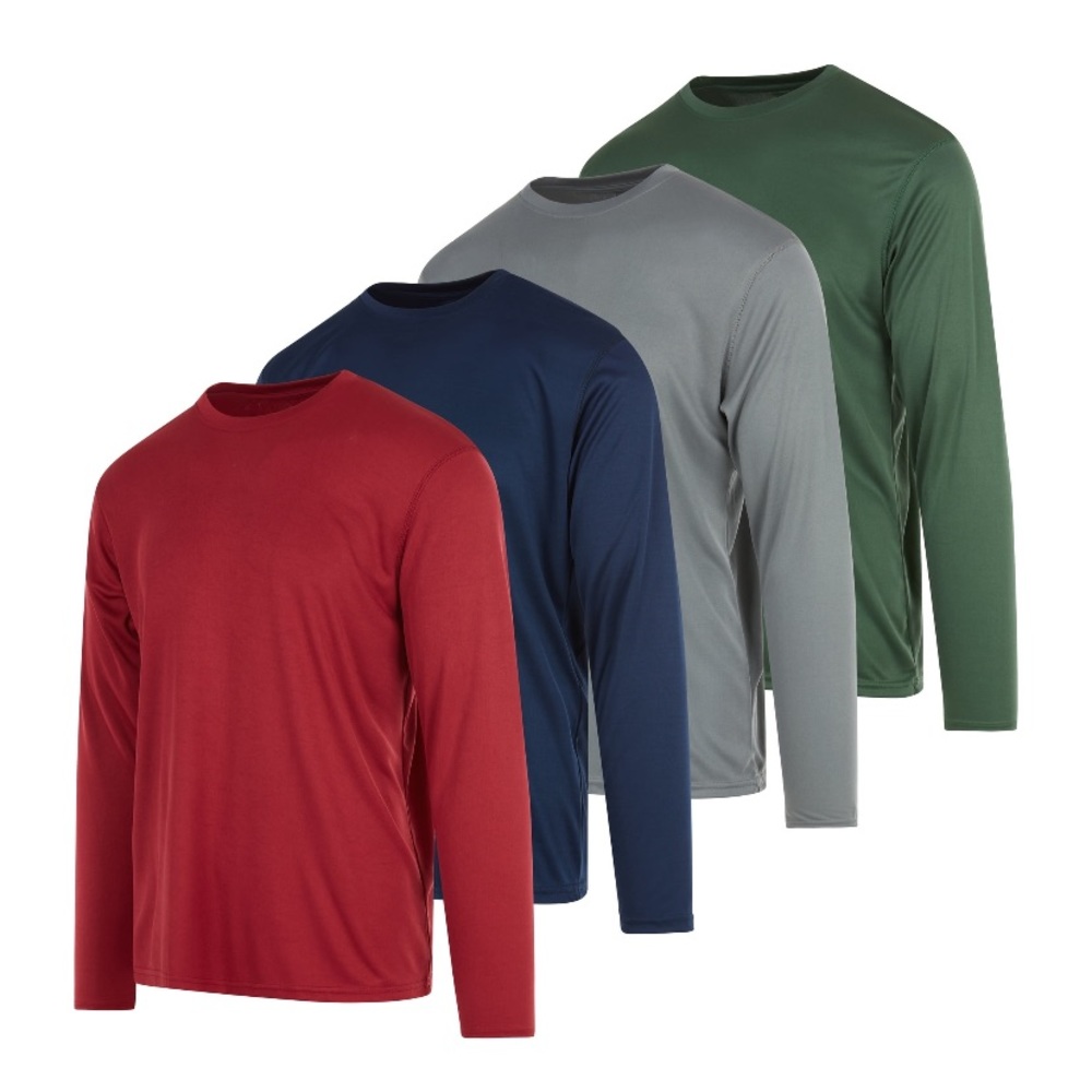 4 pack! Drifit Mens Long Sleeve Shirts Small - Picture 1 of 3